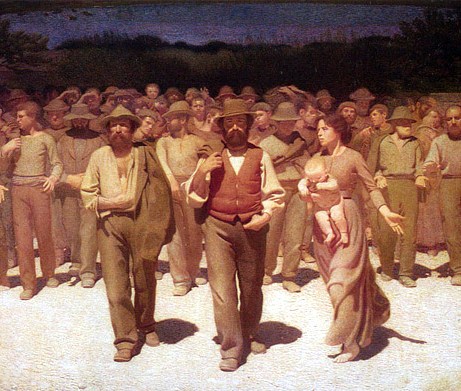 Il Quarto Stato, Giuseppe Pellizza da Volpedo, 1901